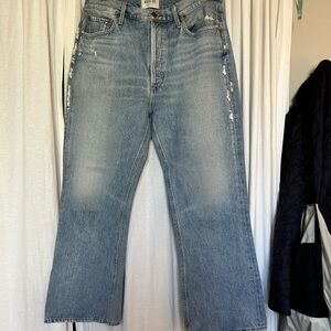 Agolde Light Blue Flare Jeans